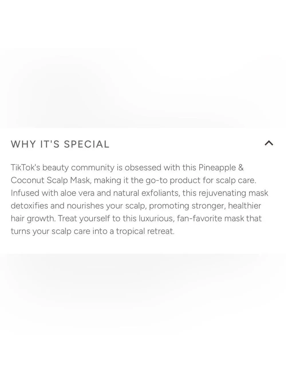 New/Sealed Style Dry Scalp Mask Pineapple & Coconut- Aloe Vera & Hyaluronic Acid